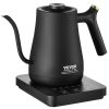 VEVOR Electric Gooseneck Kettle 1L, Temperature Control Pour Over Coffee Kettle with 5 Variable Presets, 304 Food Grade Stainless Steel Hot Water Tea