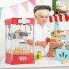Popcorn Popper Machine Tabletop Popcorn Maker 480W 4 Oz Red
