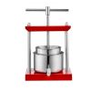 VEVOR Fruit Wine Press, 0.8 Gallon/3L, 2 Stainless Steel Barrels, Manual Juice Maker, Cider Apple Grape Tincture Vegetables Honey Olive Oil Making Pre