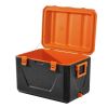 Portable Cooler 63 QT Insulated Hard Cooler 90 Can Capacity with Cup Holder