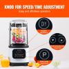 VEVOR Professional Blender with Shield, Commercial Countertop Blenders, 68 oz Jar Blender Combo, Stainless Steel 9 Speed & 5 Functions Blender, for Sh