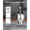 Donut Depositor Manual Doughnut Dropper Hopper Stainless Steel Batter Dispenser