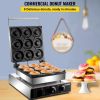 VEVOR Electric Donut Maker, 9 Holes Commercial Donut Machine, 2000W Electric Doughnut Machine, Double-Sided Heating Commercial Donut Maker, for Home &