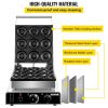 VEVOR Electric Donut Maker, 9 Holes Commercial Donut Machine, 2000W Electric Doughnut Machine, Double-Sided Heating Commercial Donut Maker, for Home &