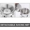 VEVOR Commercial Juice Extractor Heavy Duty Juicer Aluminum Casting and Stainless Steel Constructed Centrifugal Juice Extractor Juicing both Fruit and