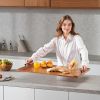 Noodle Board Stove Cover Pine Wood Stove Top Cover Kitchen Electric Gas Stove
