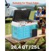 12 Volt Car Refrigerator Portable Freezer 26.4QT Electric Cooler for Camping