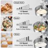 VEVOR Stand Mixer, 660W Electric Dough Mixer with 6 Speeds LCD Screen Timing, Tilt-Head Food Mixer with 5.8 Qt Stainless Steel Bowl, Dough Hook, Flat