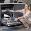 Stand Mixer 4.4 QT+5.3 QT Electric Dough Mixer 450W 10 + P Speeds Food Mixer