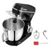 Stand Mixer 4.4 QT+5.3 QT Electric Dough Mixer 450W 10 + P Speeds Food Mixer