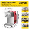 VEVOR Commercial Meat Cutting Machine, 551 Lbs/H 850W Meat Shredding Machine, 3.5mm Blade Electric Meat Cutter, Stainless Steel Restaurant Food Cutter