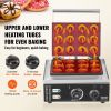 VEVOR Electric Donut Maker, 1550W Commercial Doughnut Machine with Non-stick Surface, 12 Hole Double-Sided Heating Waffle Machine Makes 12 Doughnuts,