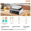 VEVOR Electric Donut Maker, 1550W Commercial Doughnut Machine with Non-stick Surface, 12 Hole Double-Sided Heating Waffle Machine Makes 12 Doughnuts,