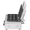 VEVOR Electric Donut Maker, 1550W Commercial Doughnut Machine with Non-stick Surface, 12 Hole Double-Sided Heating Waffle Machine Makes 12 Doughnuts,