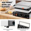 VEVOR Electric Donut Maker, 2000W Commercial Doughnut Machine with Non-stick Surface, 9 Holes Double-Sided Heating Waffle Machine Makes 9 Doughnuts, T