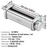 VEVOR Pasta Attachment for KitchenAid Stand Mixer, Stainless Steel Pasta Sheet Roller Attachment, Pasta Maker Machine Accessory with 8 Adjustable Thic