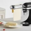 VEVOR Pasta Attachment for KitchenAid Stand Mixer, Stainless Steel Pasta Sheet Roller Attachment, Pasta Maker Machine Accessory with 8 Adjustable Thic