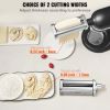 VEVOR Pasta Attachment for KitchenAid Stand Mixer, Stainless Steel Pasta Roller Cutter Set Including Pasta Sheet Roller, Spaghetti and Fettuccine Cutt