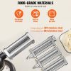VEVOR Pasta Attachment for KitchenAid Stand Mixer, Stainless Steel Pasta Roller Cutter Set Including Pasta Sheet Roller, Spaghetti and Fettuccine Cutt