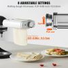 VEVOR Pasta Attachment for KitchenAid Stand Mixer, 3-IN-1 Stainless Steel Pasta Roller Cutter Set Including Pasta Sheet Roller, Spaghetti and Fettucci
