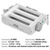 VEVOR Pasta Attachment for KitchenAid Stand Mixer, 3-IN-1 Stainless Steel Pasta Roller Cutter Set Including Pasta Sheet Roller, Spaghetti and Fettucci