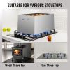 VEVOR Water Bath Canner, 15 Quart Stove Top Canner Pot, Boiling Water Canners with 2 Canning Racks, 304 Food Grade Stainless Steel Large Stock Pot, Fl