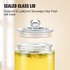 VEVOR Beverage Dispenser, 1 Gallon Drink Dispensers for Parties, Glass Juice Dispenser with Stainless Steel Spigot, Iced Tea Lemonade Juice Water Disp