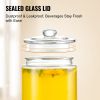 VEVOR Beverage Dispenser, 2 Gallon Drink Dispensers for Parties, Glass Juice Dispenser with Stainless Steel Spigot, Iced Tea Lemonade Juice Water Disp