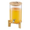 Drink Dispenser 2.2 Gal Beverage Dispenser for Parties Glass with Stand