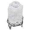 Drink Dispenser 2.5 Gal Beverage Dispenser for Parties Glass with Stand