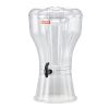 Drink Dispenser 3.4 Gal Beverage Dispenser for Parties Plastic with Spigot