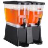VEVOR Beverage Dispenser, 3 Gallon x 2 Drink Dispensers for Parties, Plastic Juice Dispenser with Stand Spigot Lid, Iced Tea Lemonade Juice Water Disp