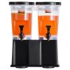 VEVOR Beverage Dispenser, 3 Gallon x 2 Drink Dispensers for Parties, Plastic Juice Dispenser with Stand Spigot Lid, Iced Tea Lemonade Juice Water Disp