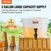VEVOR Beverage Dispenser, 3 Gallon Drink Dispensers for Parties, Plastic Juice Dispenser with Spigot and Lid, Iced Tea Lemonade Juice Water Dispenser,