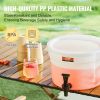 VEVOR Beverage Dispenser, 3 Gallon Drink Dispensers for Parties, Plastic Juice Dispenser with Spigot and Lid, Iced Tea Lemonade Juice Water Dispenser,