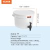 VEVOR Beverage Dispenser, 3 Gallon Drink Dispensers for Parties, Plastic Juice Dispenser with Spigot and Lid, Iced Tea Lemonade Juice Water Dispenser,