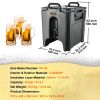 VEVOR Insulated Beverage Dispenser, 10 Gallon, Food-grade LL9450UP Hot and Cold Beverage Server, Thermal Drink Dispenser Cooler with 1.18 in PU Layer