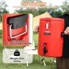 VEVOR Stainless Steel Insulated Beverage Dispenser, 4.5 Gallon 17.2 Liter, Thermal Hot and Cold Drink Server Dispenser with Spigot Handle, Food-grade
