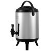 VEVOR Stainless Steel Insulated Beverage Dispenser, 1.5 Gallon 6 Liter, Thermal Hot and Cold Drink Server Dispenser with Spigot Handle, Food-grade for