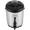VEVOR Stainless Steel Insulated Beverage Dispenser, 1.5 Gallon 6 Liter, Thermal Hot and Cold Drink Server Dispenser with Spigot Handle, Food-grade for