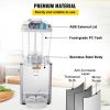 VEVOR Commercial Beverage Dispenser, 4.8 Gallon 1 Tank Cold Beverage Dispenser, 200W Food Grade Material Stainless Steel Commercial Juice Dispenser Wi