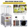 VEVOR Commercial Beverage Dispenser, 4.8 Gallon 1 Tank Cold Beverage Dispenser, 200W Food Grade Material Stainless Steel Commercial Juice Dispenser Wi
