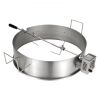 VEVOR BBQ Rotisserie Ring Kit for 22" Kettle Charcoal Grills Stainless Steel