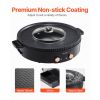 Hot Pot with Grill 1800W 2-in-1 Electric Smokeless Grill Hot Pot for 2-8 People