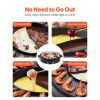 Hot Pot with Grill 1800W 2-in-1 Electric Smokeless Grill Hot Pot for 2-8 People