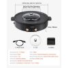 Hot Pot with Grill 1800W 2-in-1 Electric Smokeless Grill Hot Pot for 2-8 People