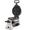 VEVOR 2-Layer Waffle Maker, 2 Pieces per Batch, 1400W Round Waffle Iron, Non-Stick Waffle Baker Machine with 122-572℉ / 50-300℃ Temp Range Teflon-Coat