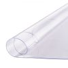VEVOR PVC Table Protector 42 Inch Round Clear Plastic Desk Protector 2.0mm Thick