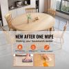 VEVOR Clear Table Cover Protector, 42 inch/1068 mm Round Table Cover, 1.5 mm Thick PVC Plastic Tablecloth, Waterproof Desktop Protector for Writing De