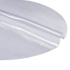 VEVOR Clear Table Cover Protector, 42 inch/1068 mm Round Table Cover, 1.5 mm Thick PVC Plastic Tablecloth, Waterproof Desktop Protector for Writing De